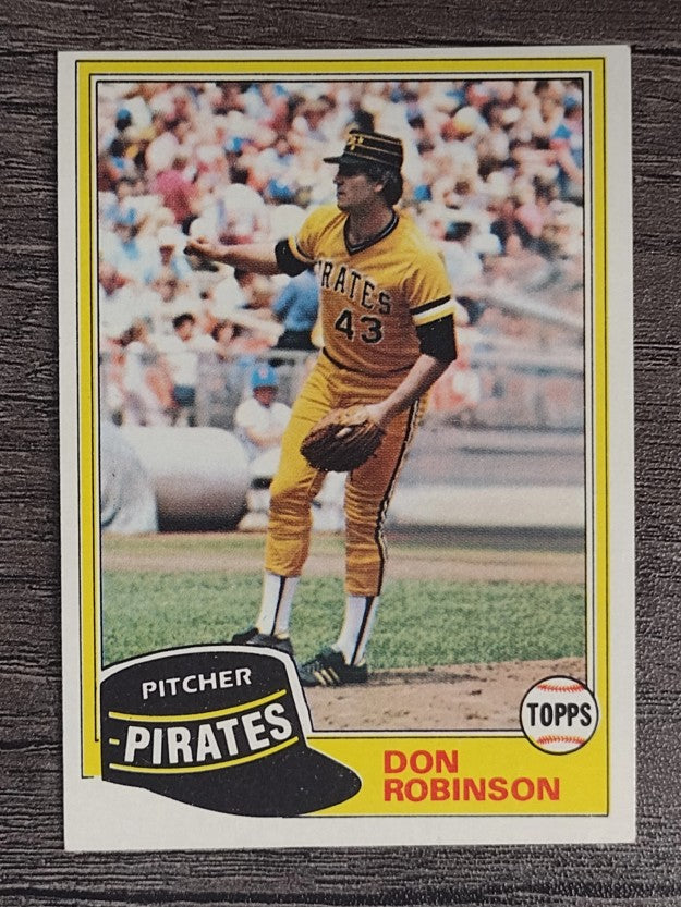 1981 Topps #168 Don Robinson