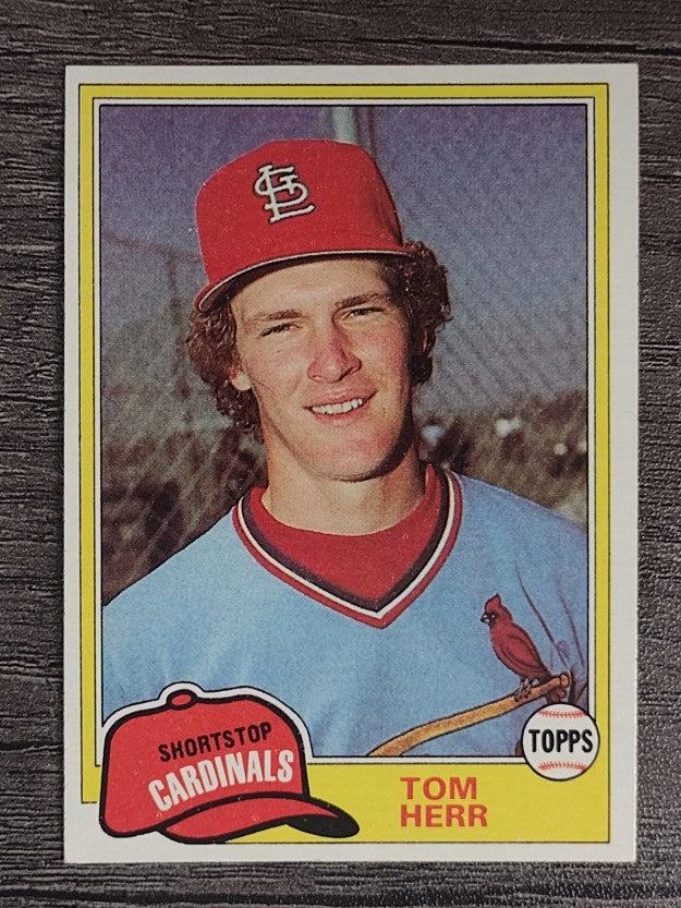 1981 Topps #266 Tom Herr