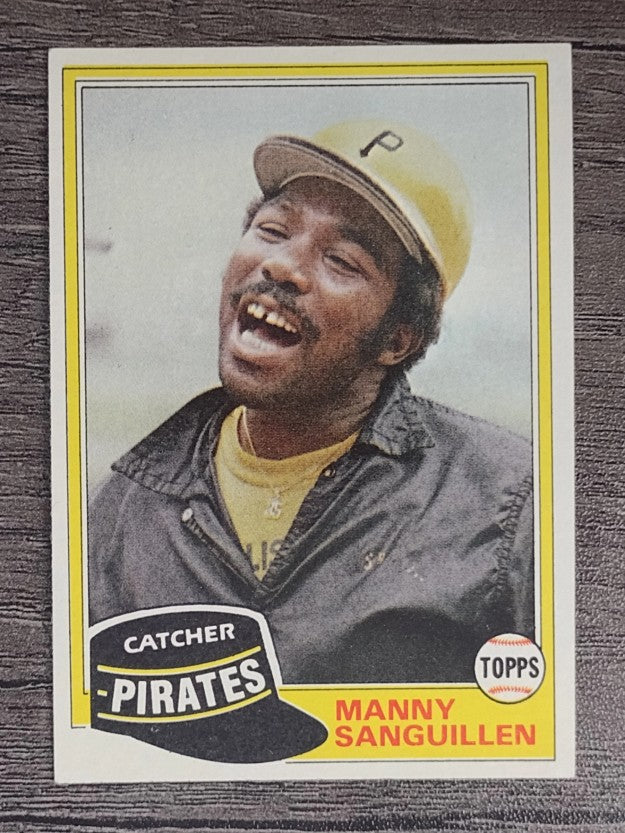 1981 Topps #226 Manny Sanguillen