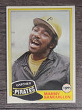 1981 Topps #226 Manny Sanguillen