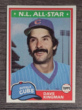 1981 Topps #450 Dave Kingman