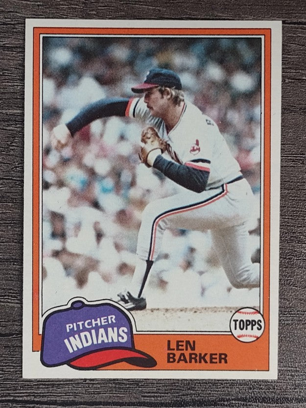 1981 Topps #432 Len Barker