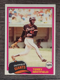 1981 Topps #167 Terry Whitfield