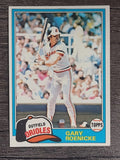 1981 Topps #37 Gary Roenicke