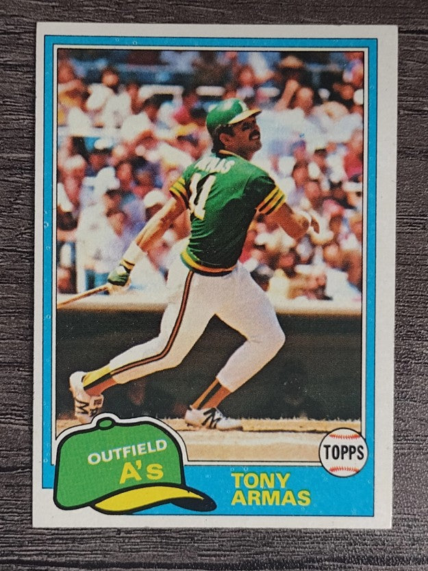 1981 Topps #629 Tony Armas