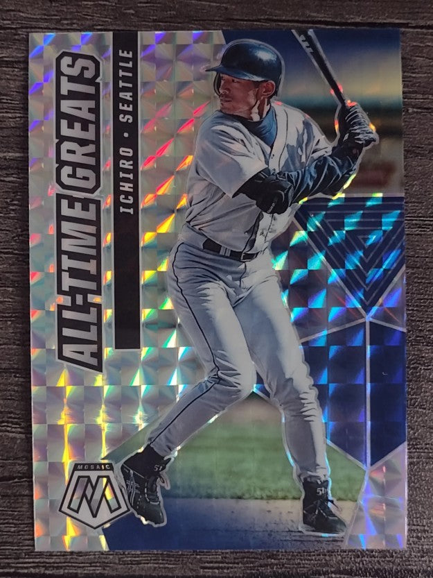 2021 Panini Mosaic All-Time Greats Silver Prizm #3 Ichiro Suzuki