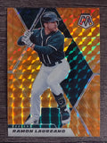 2021 Panini Mosaic Mosaic Reactive Orange #134 Ramon Laureano