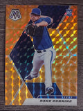 2021 Panini Mosaic Mosaic Reactive Orange #222 Dane Dunning