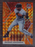 2021 Panini Mosaic Mosaic Reactive Orange #82 Anthony Santander