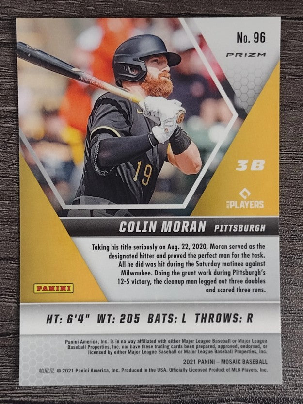 2021 Panini Mosaic Mosaic Reactive Orange #96 Colin Moran