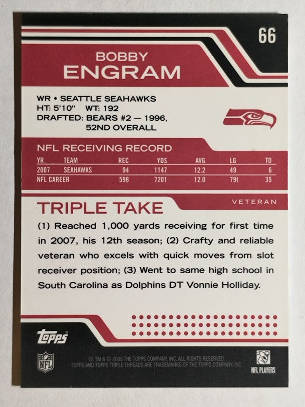 2008 Topps Triple Threads #66 Bobby Engram