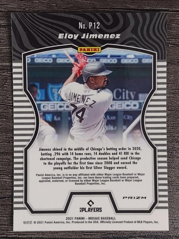 2021 Panini Mosaic Producers Mosaic #12 Eloy Jimenez