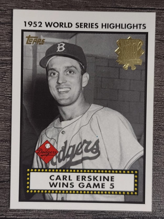 2002 Topps '52 World Series Highlights #52WS5 Carl Erskine 1