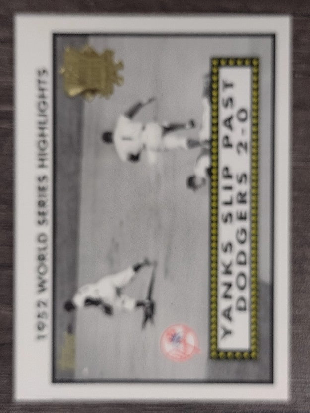 2002 Topps '52 World Series Highlights #52WS4 Yanks Slip Dodgers 2