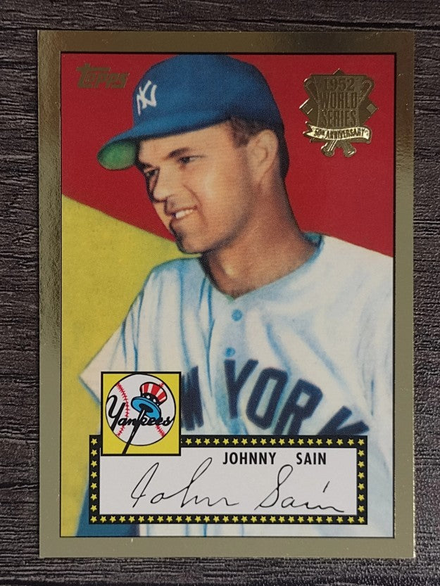 2002 Topps '52 Reprints #52R16 Johnny Sain (EXMT)