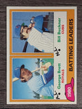 1981 Topps #1 George Brett/Bill Buckner LL (NM)
