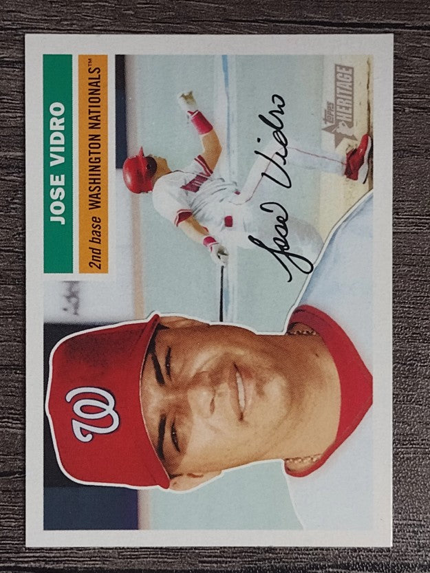2005 Topps Heritage #198 Jose Vidro