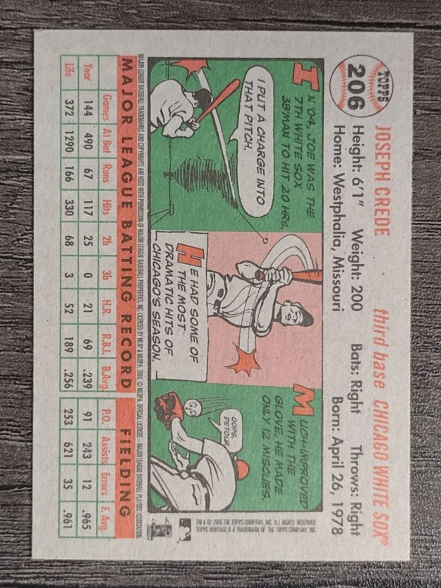 2005 Topps Heritage #206 Joe Crede