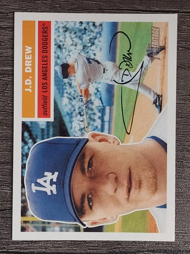2005 Topps Heritage #66 J.D. Drew