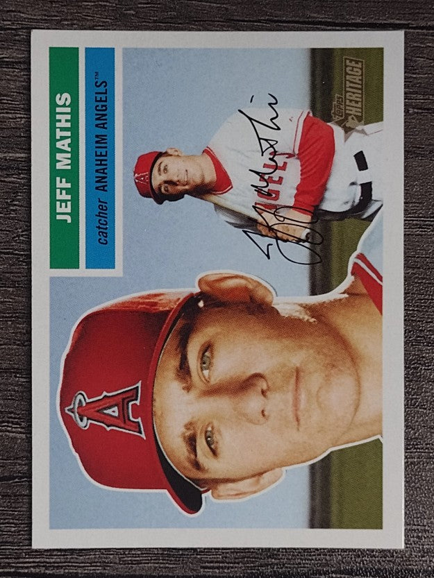 2005 Topps Heritage #112 Jeff Mathis