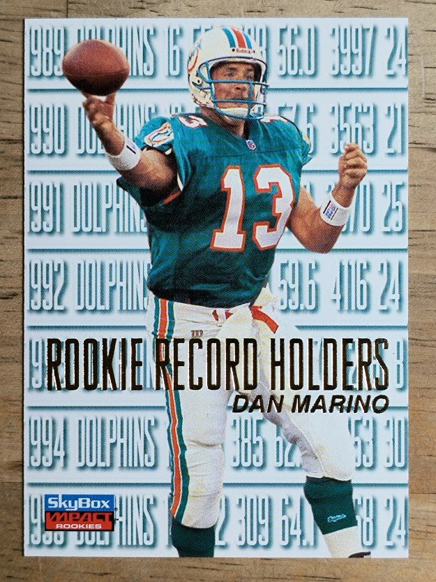 1996 SkyBox Impact Rookies #145 Dan Marino RRH
