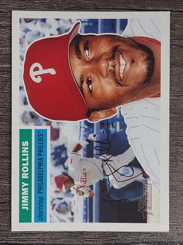 2005 Topps Heritage #186 Jimmy Rollins