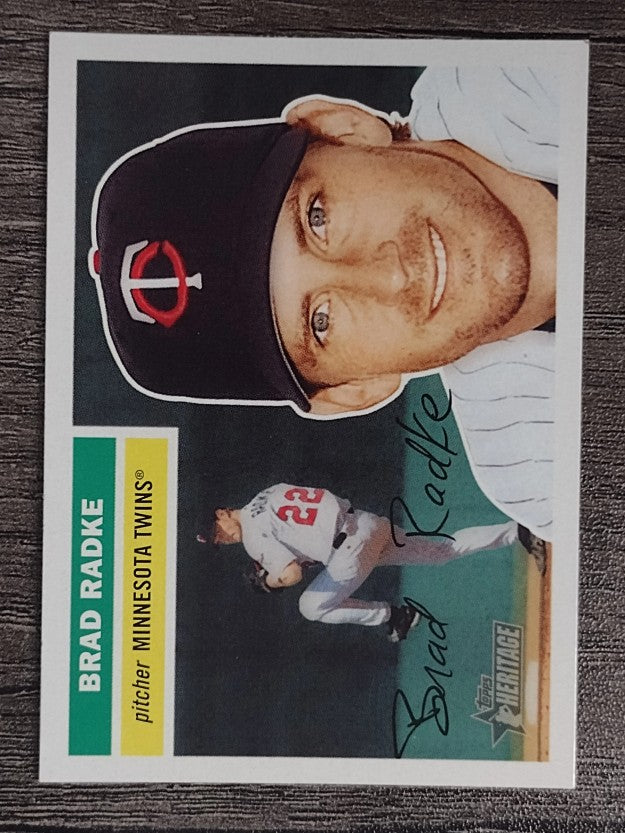 2005 Topps Heritage #310 Brad Radke