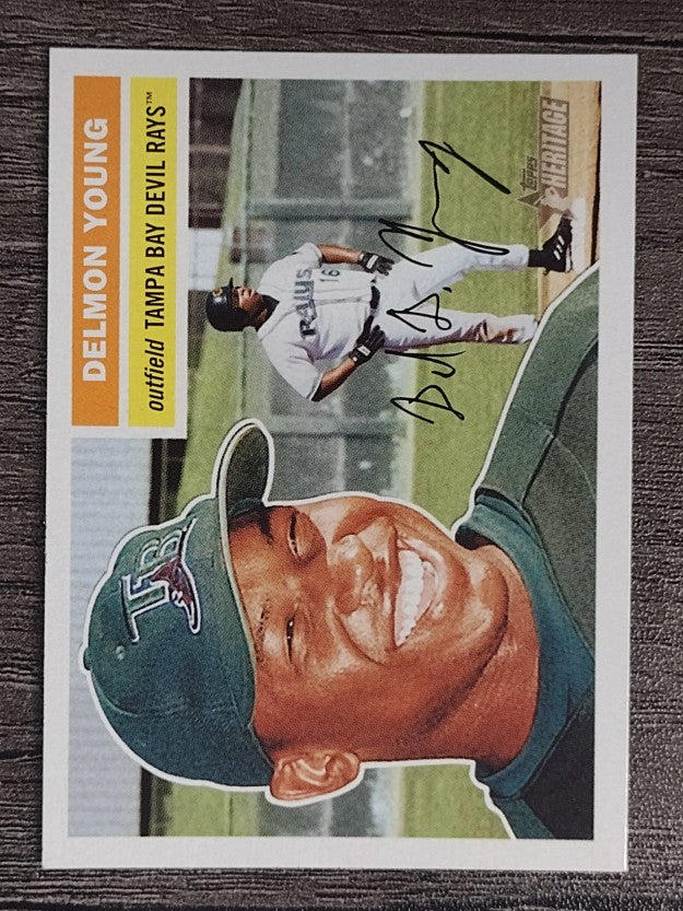 2005 Topps Heritage #374 Delmon Young