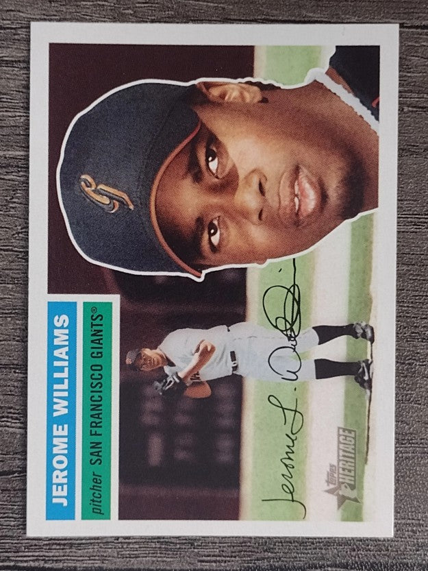 2005 Topps Heritage White Backs #348 Jerome Williams