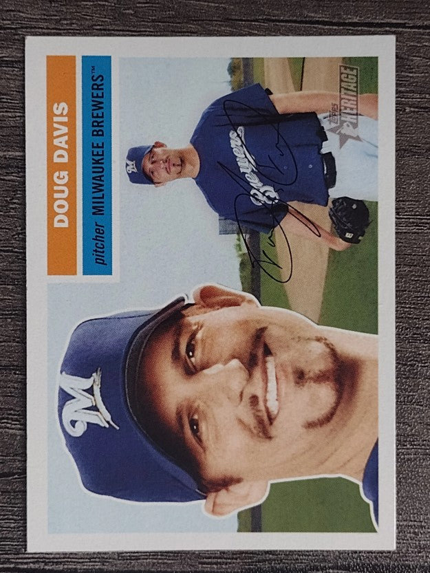 2005 Topps Heritage White Backs #359 Doug Davis