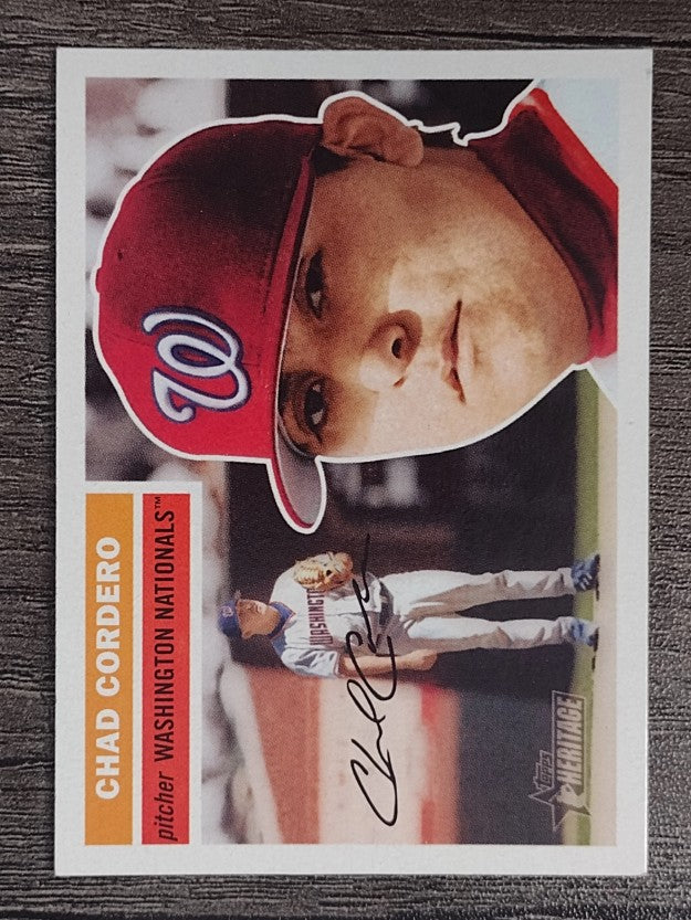 2005 Topps Heritage White Backs #357 Chad Cordero