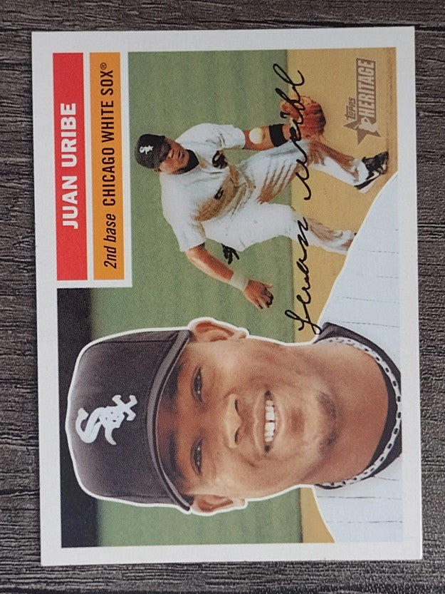 2005 Topps Heritage White Backs #19 Juan Uribe