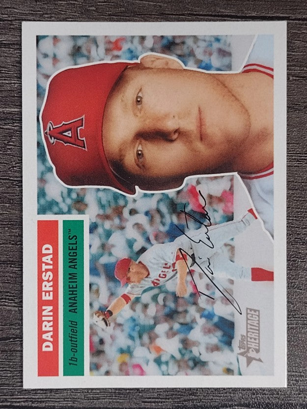 2005 Topps Heritage White Backs #12 Darin Erstad
