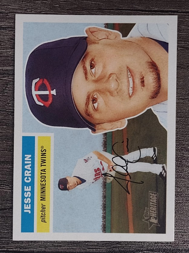 2005 Topps Heritage White Backs #342 Jesse Crain