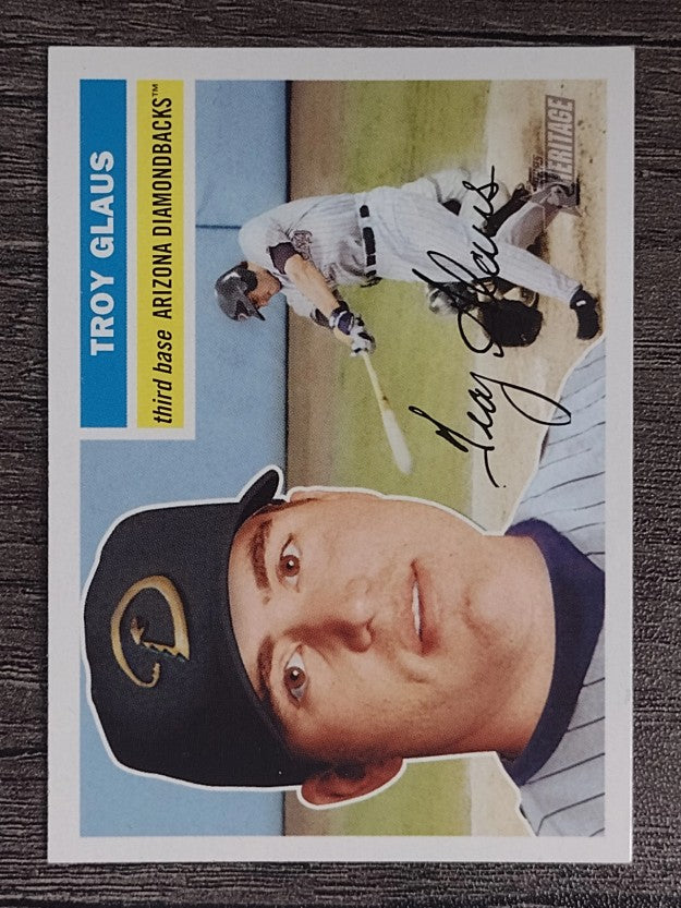2005 Topps Heritage White Backs #231 Troy Glaus