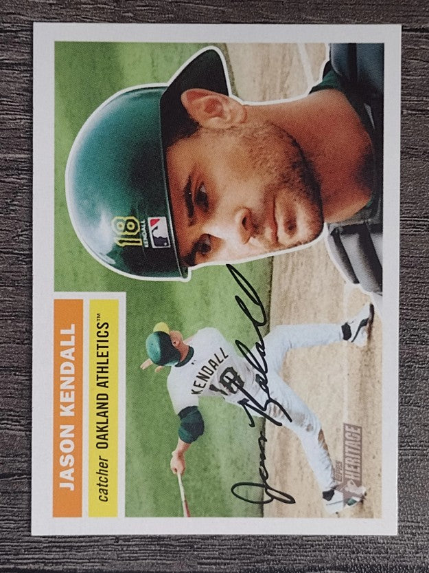 2005 Topps Heritage White Backs #351 Jason Kendall