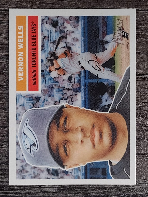 2005 Topps Heritage White Backs #252 Vernon Wells