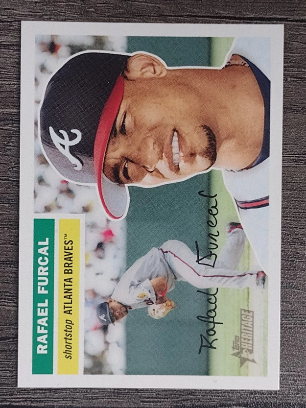 2005 Topps Heritage White Backs #304 Rafael Furcal