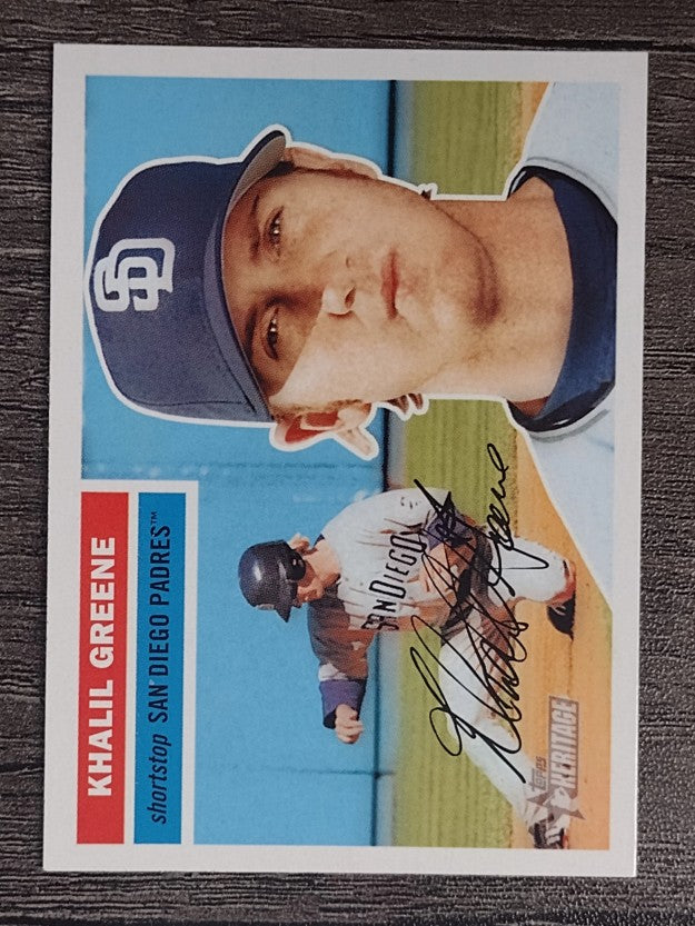 2005 Topps Heritage White Backs #145 Khalil Greene