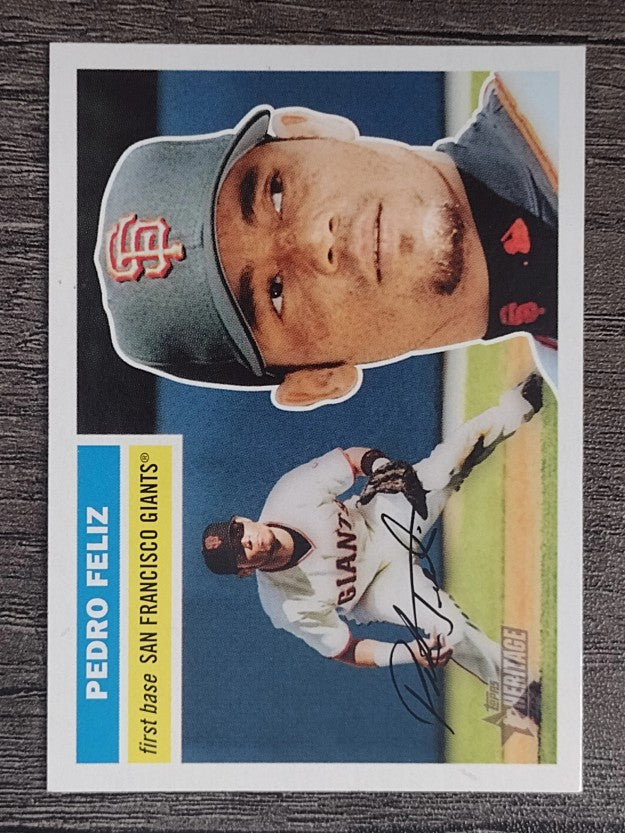 2005 Topps Heritage White Backs #256 Pedro Feliz
