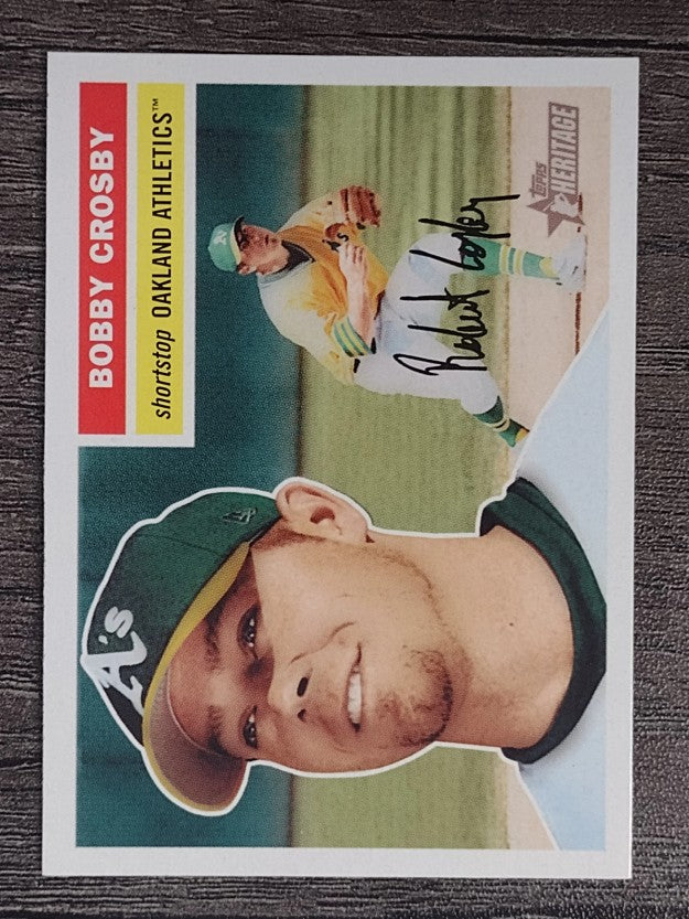 2005 Topps Heritage White Backs #162 Bobby Crosby
