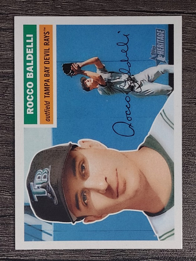 2005 Topps Heritage White Backs #97 Rocco Baldelli