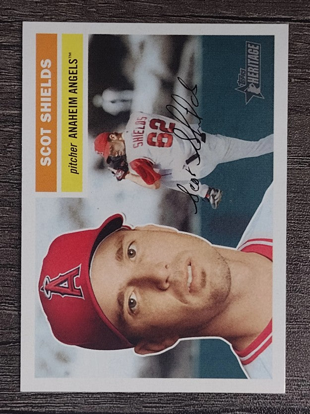 2005 Topps Heritage White Backs #65 Scot Shields