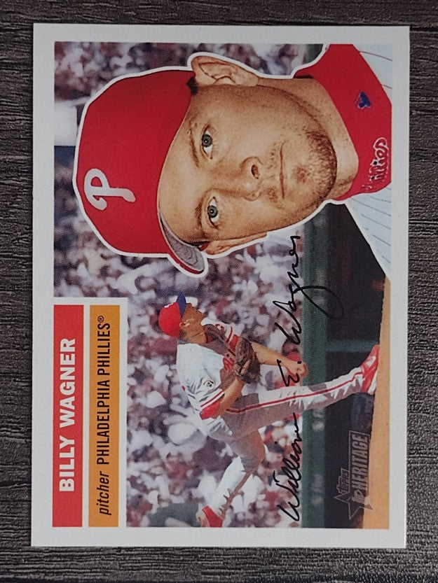 2005 Topps Heritage White Backs #37 Billy Wagner