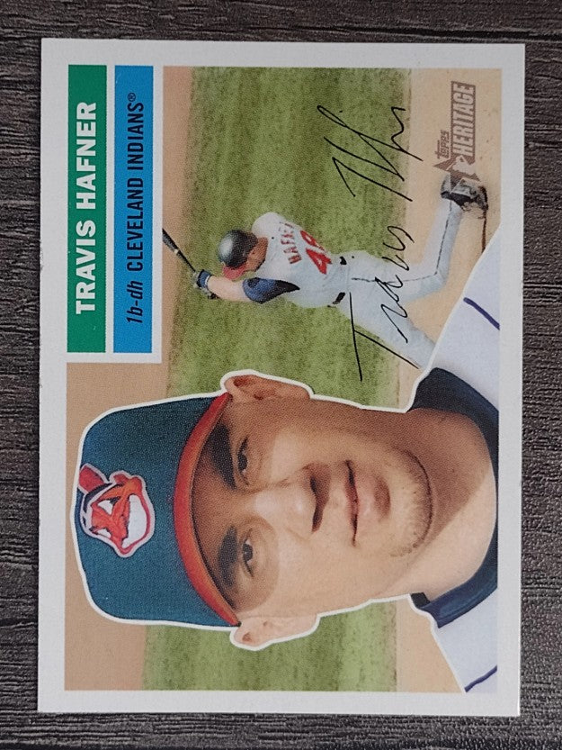 2005 Topps Heritage White Backs #328 Travis Hafner