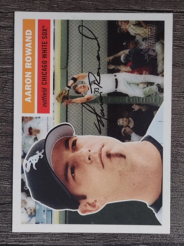 2005 Topps Heritage White Backs #321 Aaron Rowand