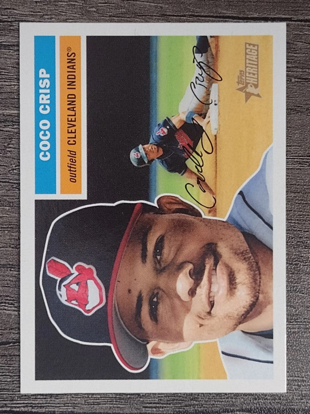 2005 Topps Heritage White Backs #279 Coco Crisp