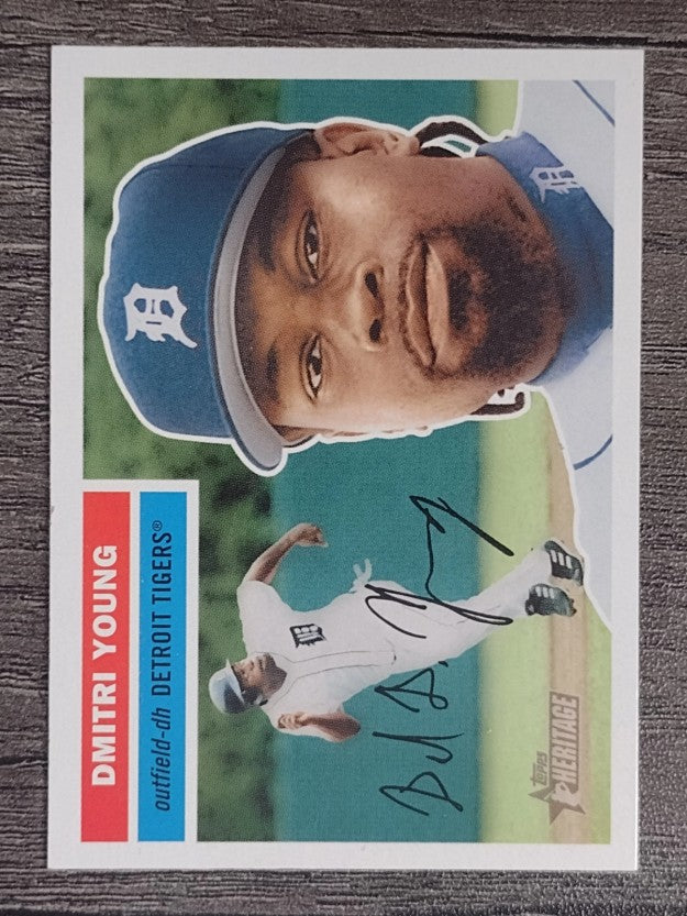 2005 Topps Heritage White Backs #330 Dmitri Young