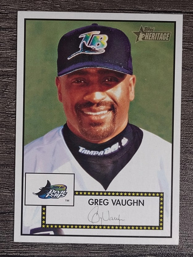 2001 Topps Heritage #151 Greg Vaughn