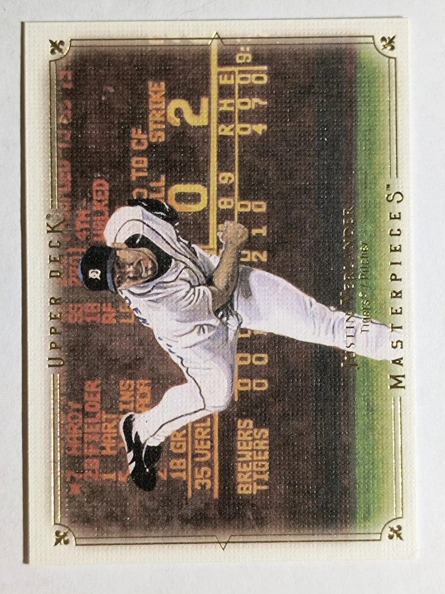 2008 UD Masterpieces #32 Justin Verlander
